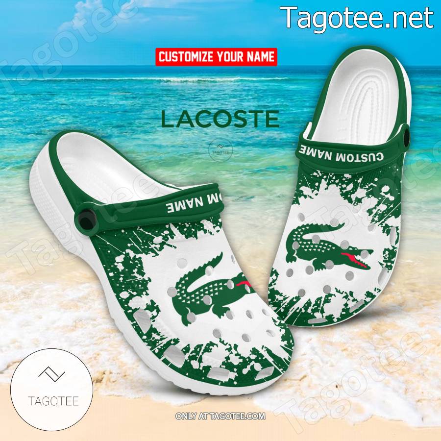 Lacoste Logo Crocs Clogs - EmonShop