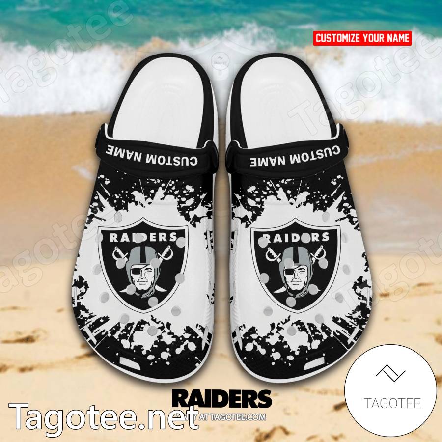 Las Vegas Raiders Custom Crocs Clogs - EmonShop a