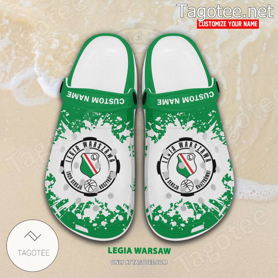 Legia Warsaw Crocs Clogs - EmonShop a