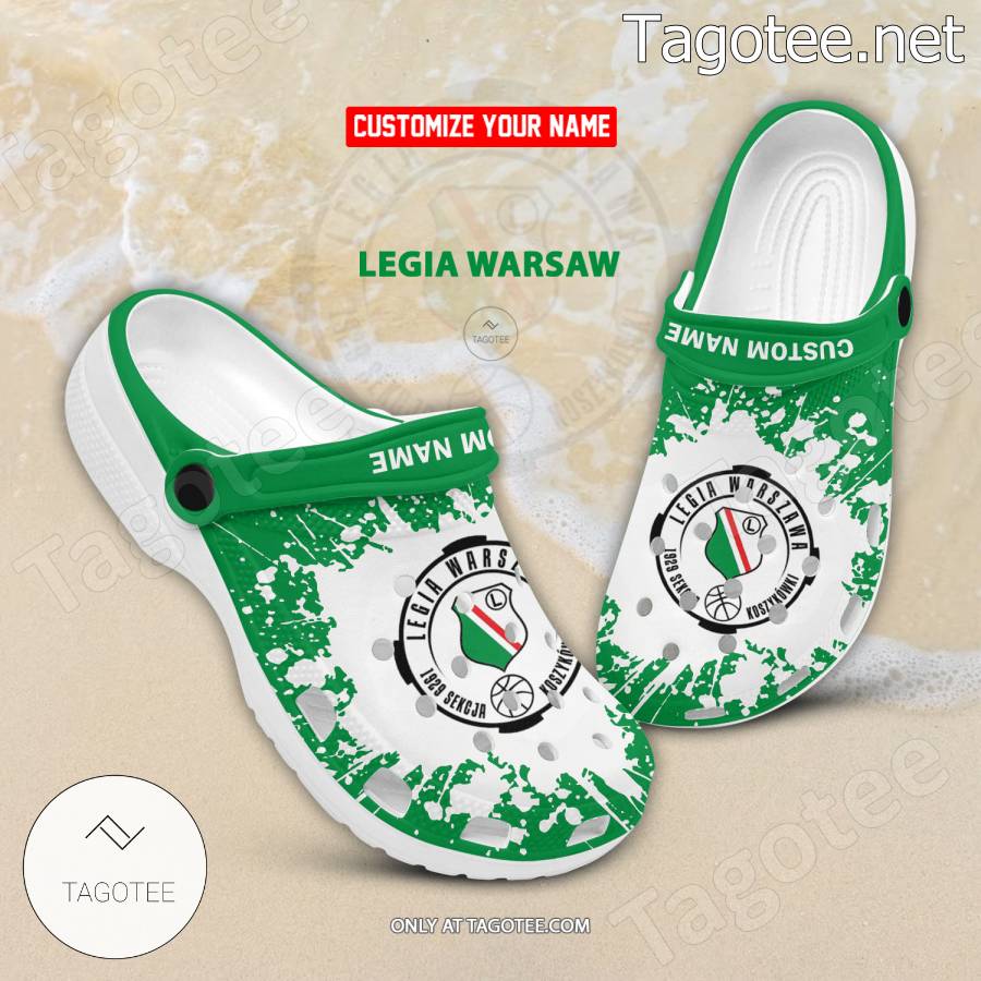 Legia Warsaw Crocs Clogs - EmonShop