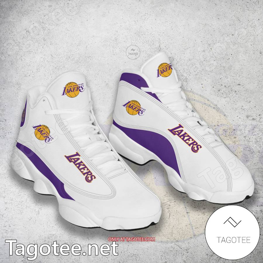 Los Angeles Lakers Air Jordan 13 Shoes - EmonShop a