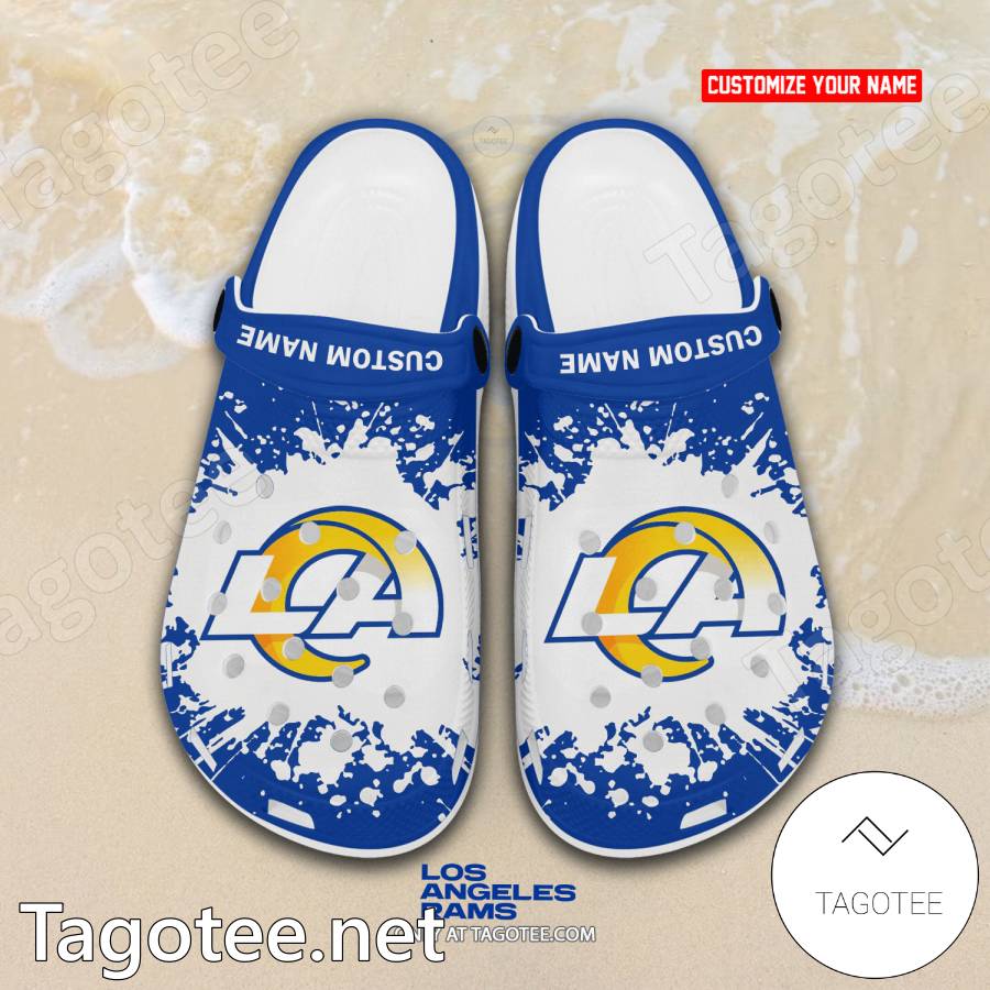 Los Angeles Rams Custom Crocs Clogs - EmonShop a