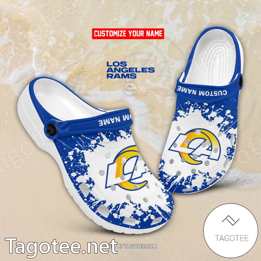 Los Angeles Rams Custom Crocs Clogs - EmonShop