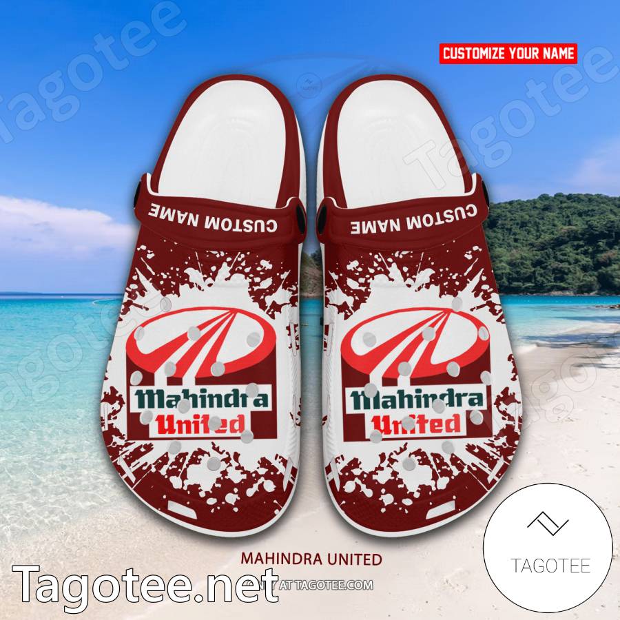 Mahindra United Custom Name Crocs Clogs - EmonShop a