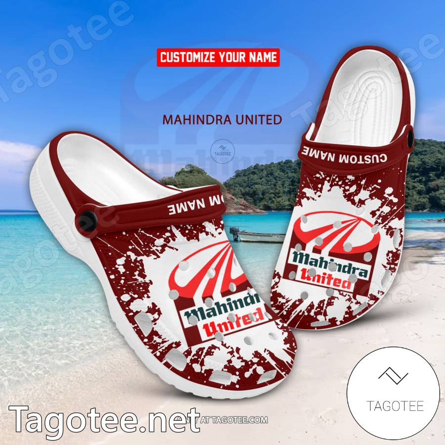 Mahindra United Custom Name Crocs Clogs - EmonShop