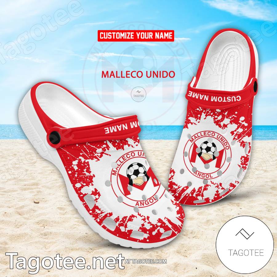 Malleco Unido Custom Name Crocs Clogs - EmonShop