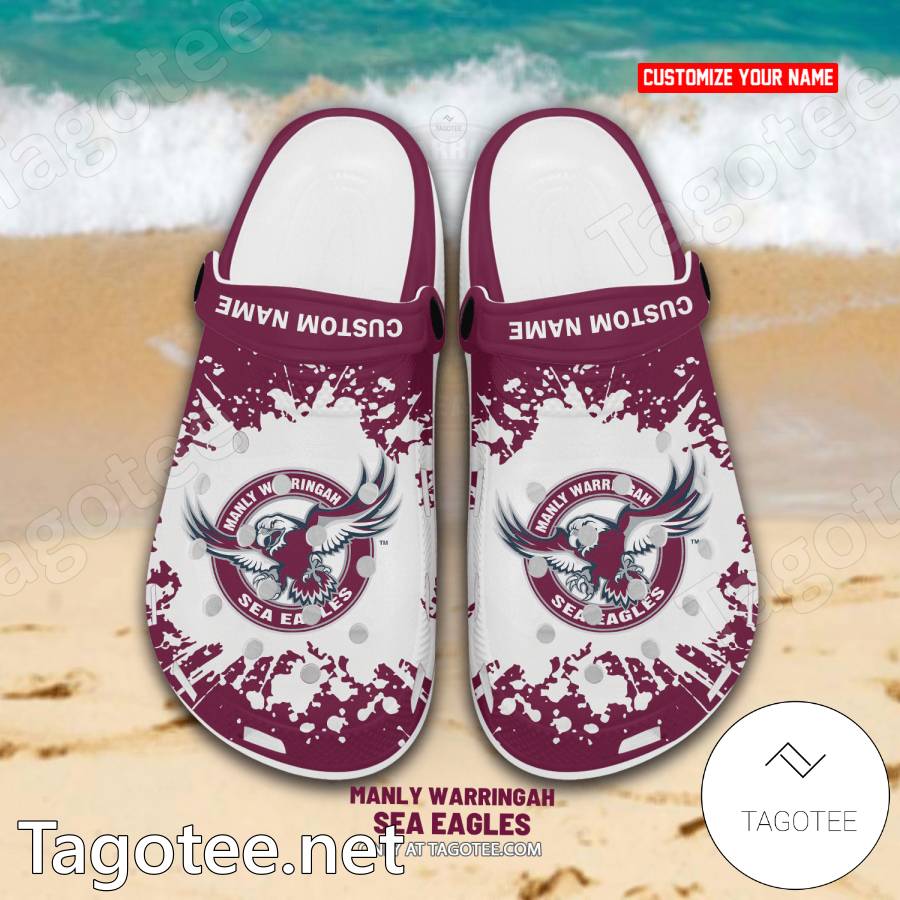 Manly Warringah Sea Eagles Custom Crocs Clogs - EmonShop a