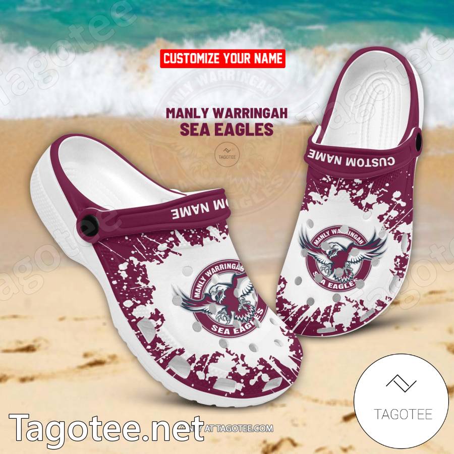 Manly Warringah Sea Eagles Custom Crocs Clogs - EmonShop