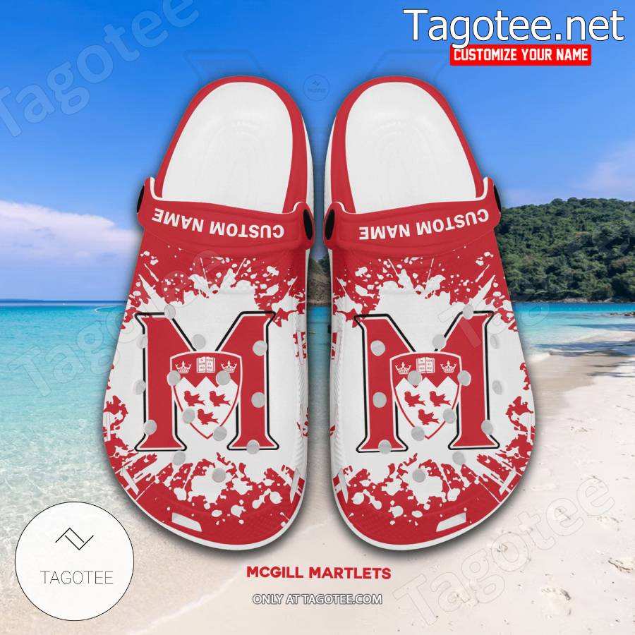 McGill Martlets Personalized Crocs Clogs - EmonShop a