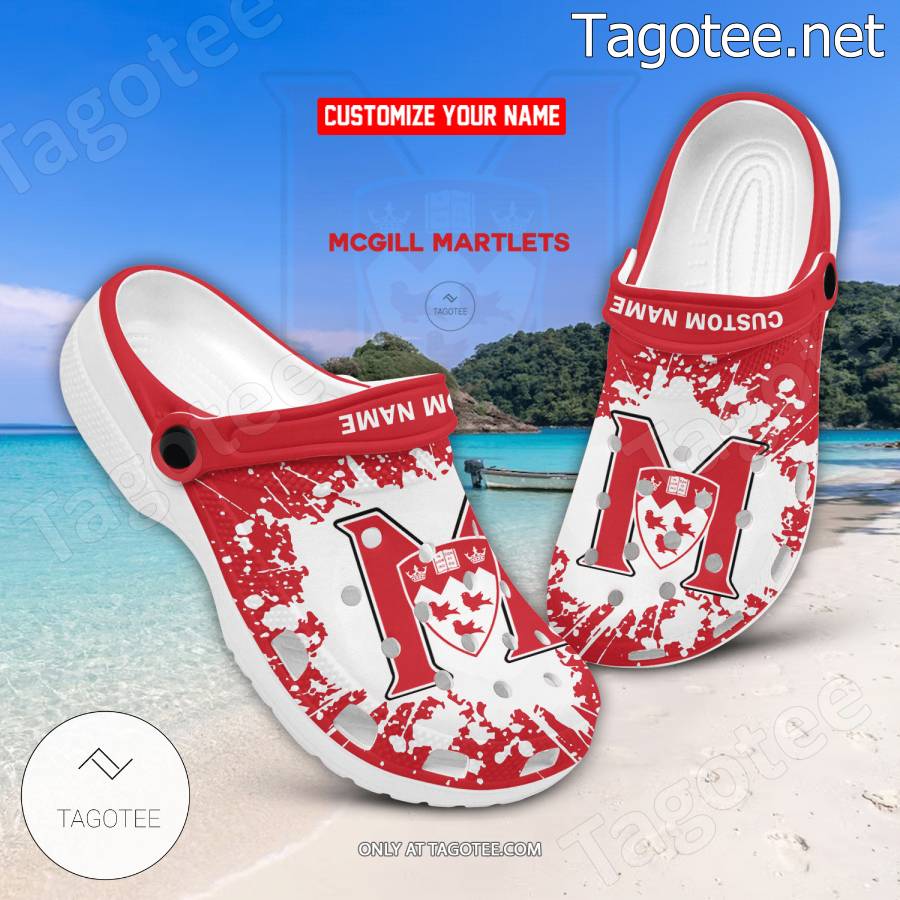 McGill Martlets Personalized Crocs Clogs - EmonShop