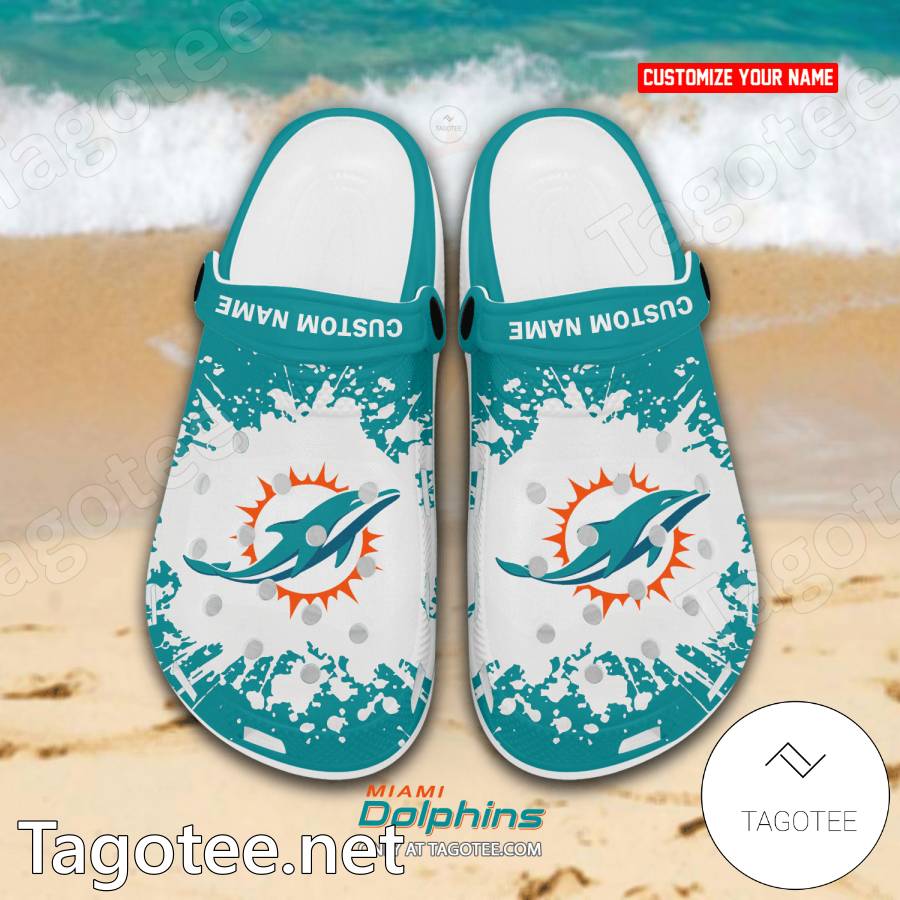 Miami Dolphins Custom Crocs Clogs - EmonShop a