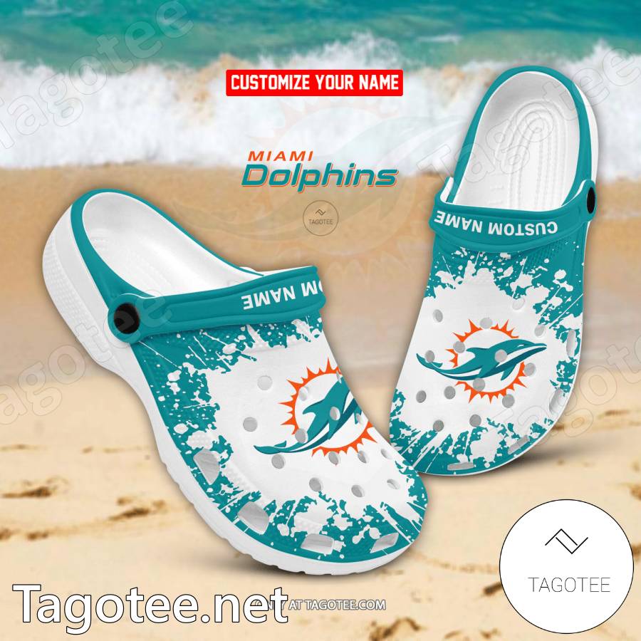 Miami Dolphins Custom Crocs Clogs - EmonShop