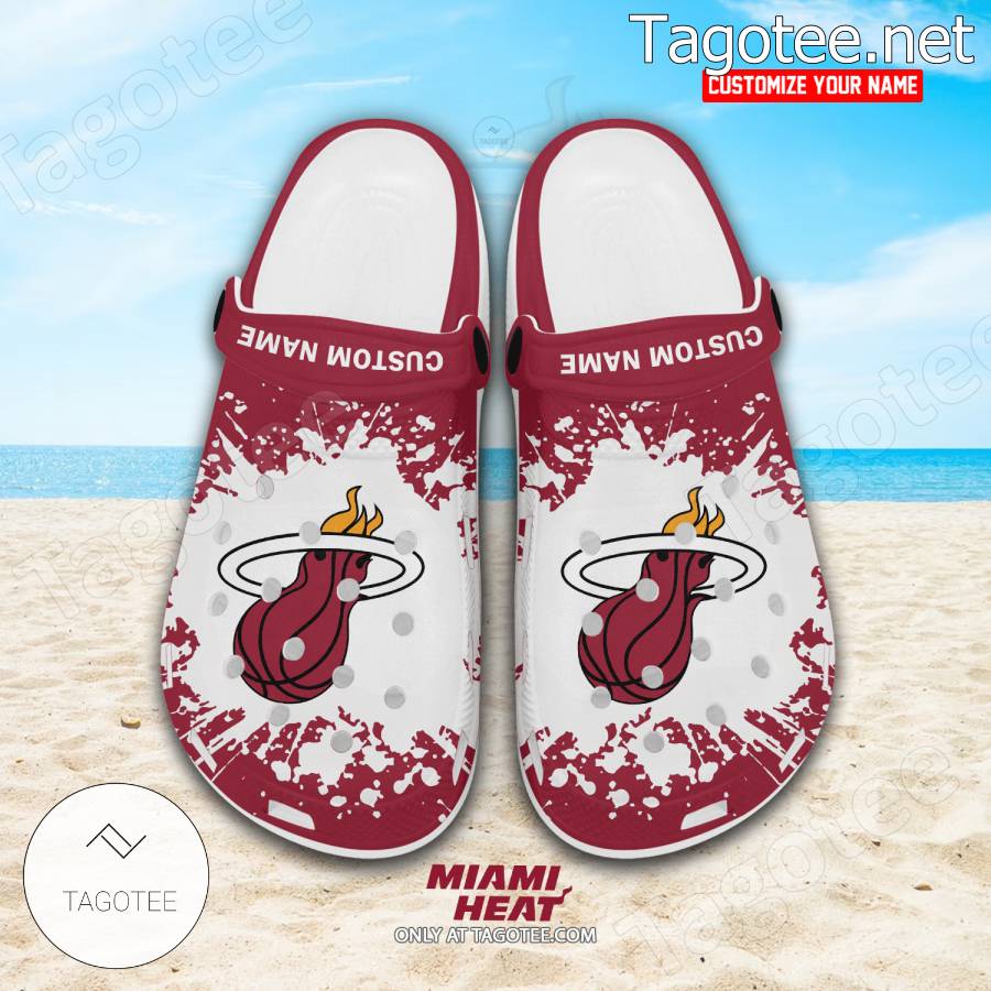 Miami Heat Crocs Clogs - EmonShop a