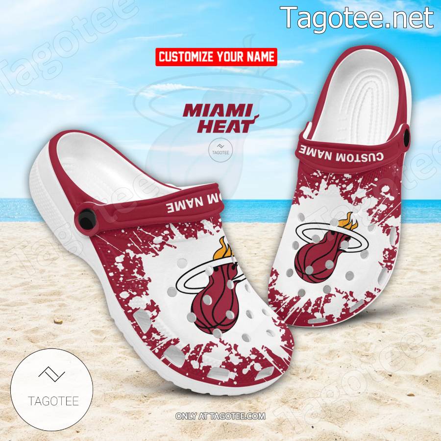 Miami Heat Crocs Clogs - EmonShop