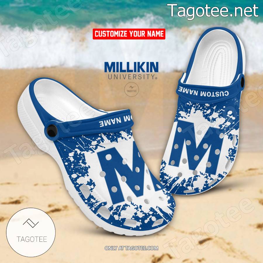 Millikin University Custom Crocs Clogs - BiShop