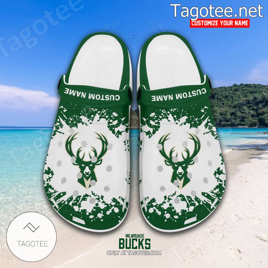 Milwaukee Bucks Crocs Clogs - EmonShop a