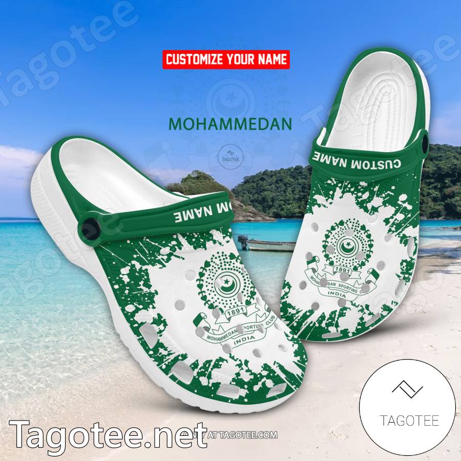 Mohammedan SC Custom Name Crocs Clogs - EmonShop