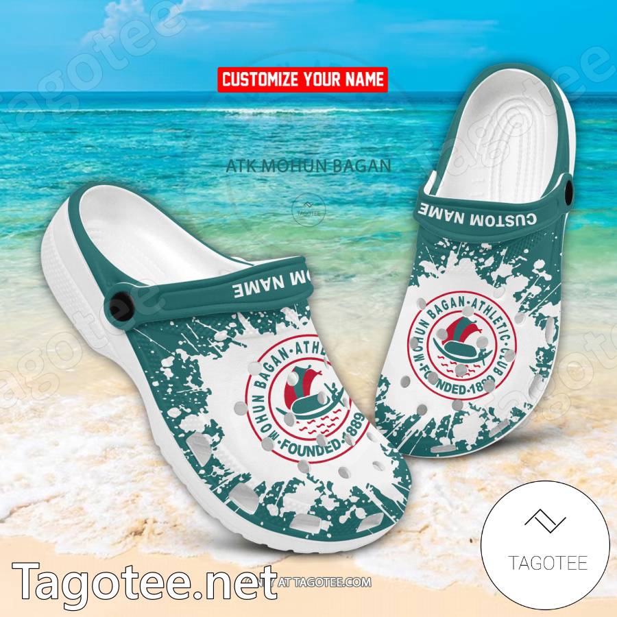 Mohun Bagan Custom Name Crocs Clogs - EmonShop