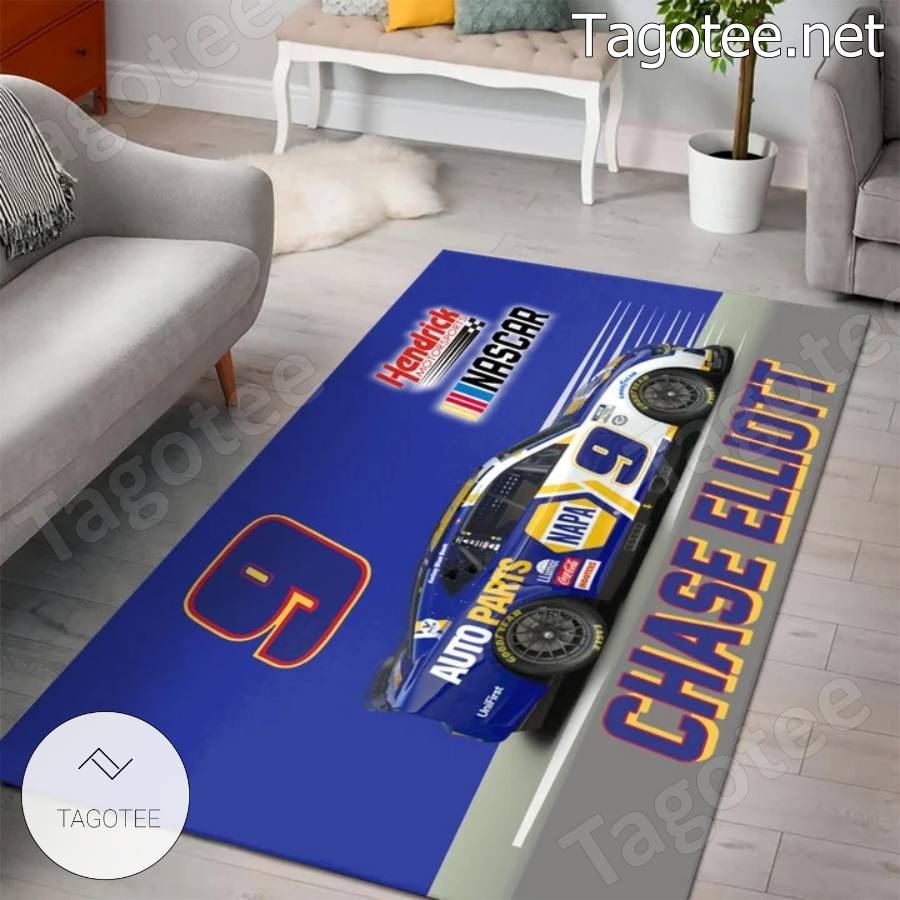 Nascar Chase Elliott 9 Area Rugs