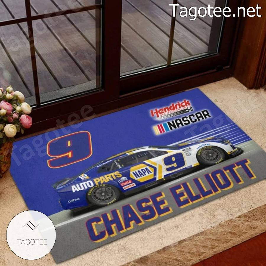 Nascar Chase Elliott 9 Front Doormat