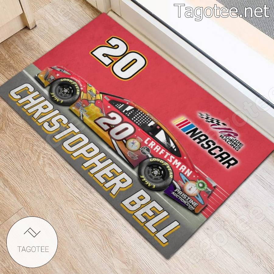 Nascar Christopher Bell 20 Front Doormat a