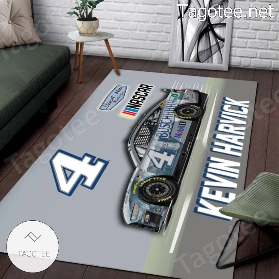 Nascar Kevin Harvick 4 Area Rugs a