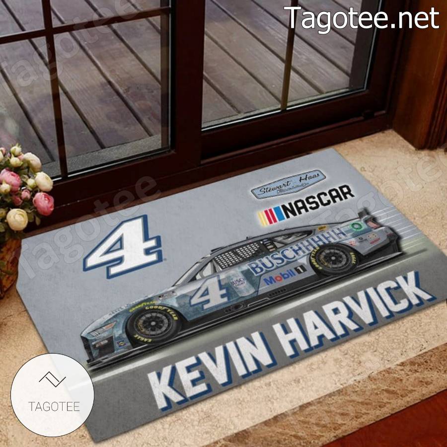 Nascar Kevin Harvick 4 Front Doormat