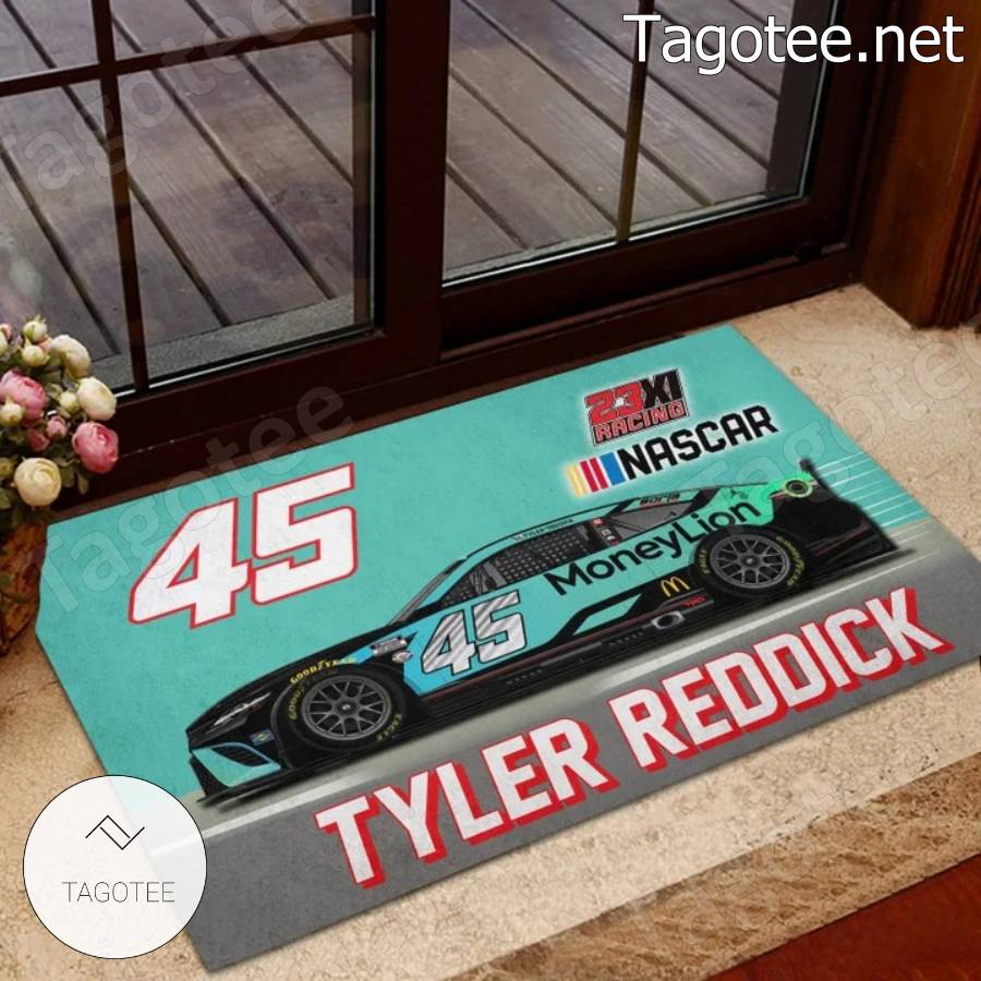 Nascar Tyler Reddick 45 Front Doormat