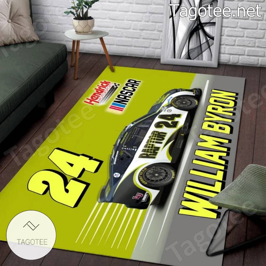 Nascar William Byron 24 Area Rugs a