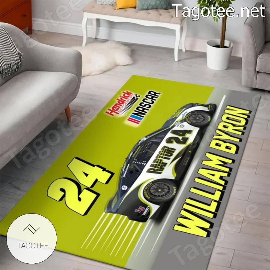 Nascar William Byron 24 Area Rugs