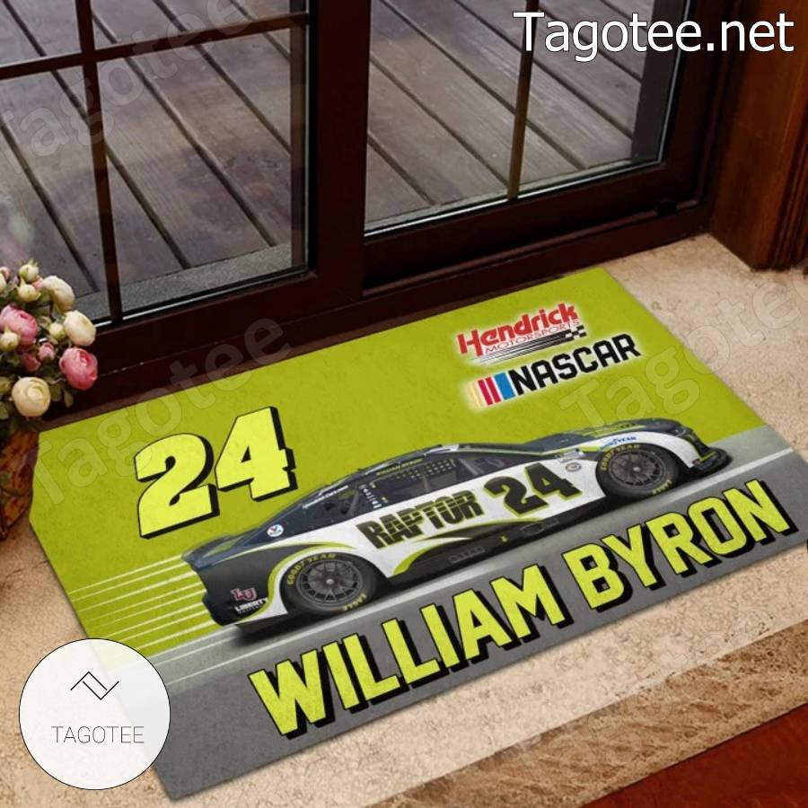 Nascar William Byron 24 Front Doormat