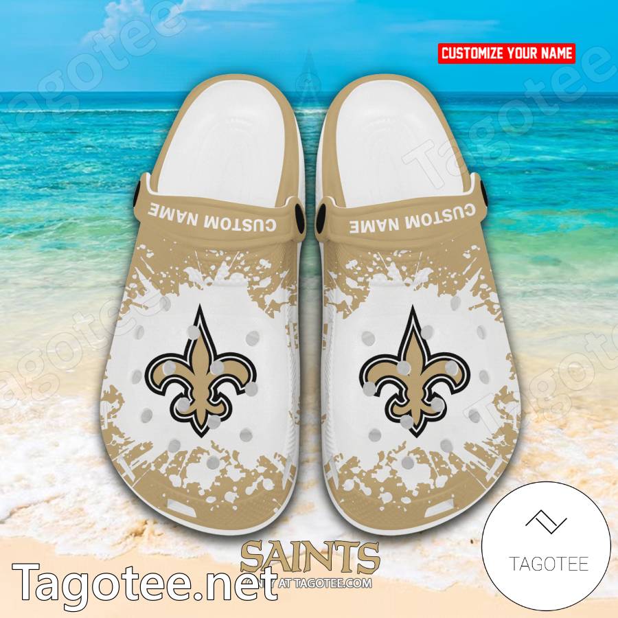 New Orleans Saints Custom Crocs Clogs - EmonShop a