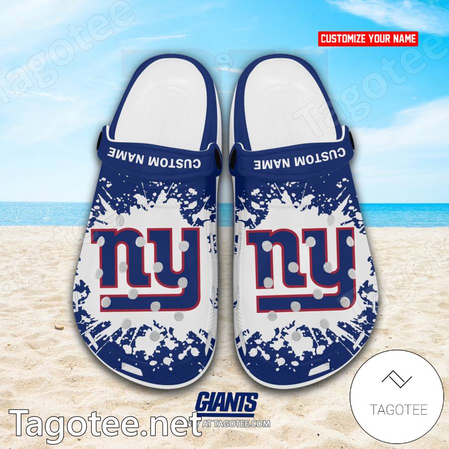 New York Giants Custom Crocs Clogs - EmonShop a