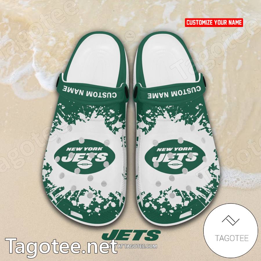 New York Jets Custom Crocs Clogs - EmonShop a