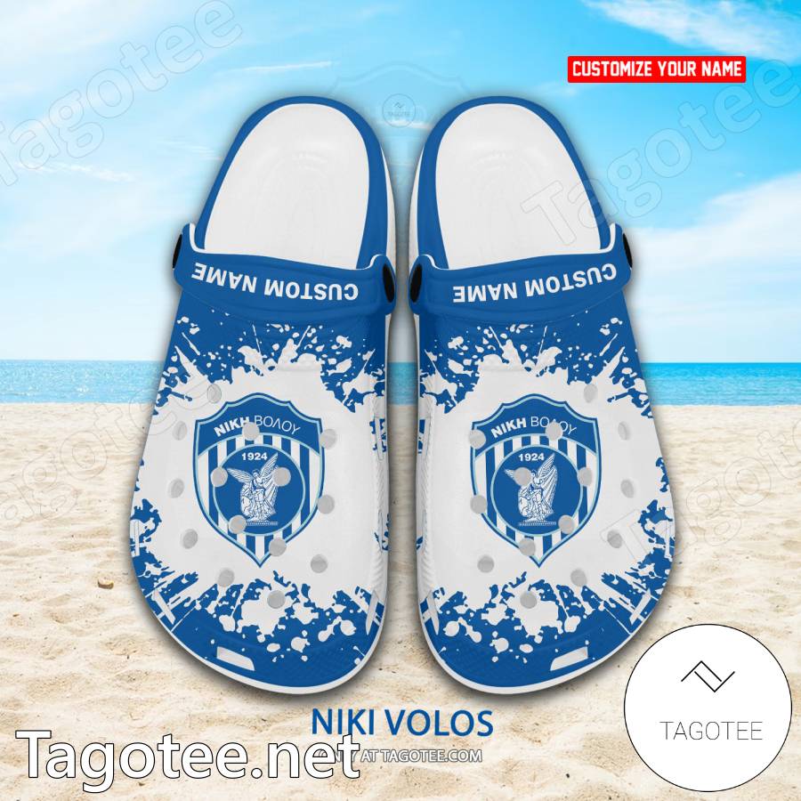 Niki Volos Custom Name Crocs Clogs - EmonShop a