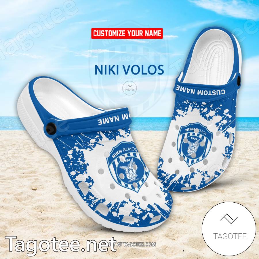 Niki Volos Custom Name Crocs Clogs - EmonShop