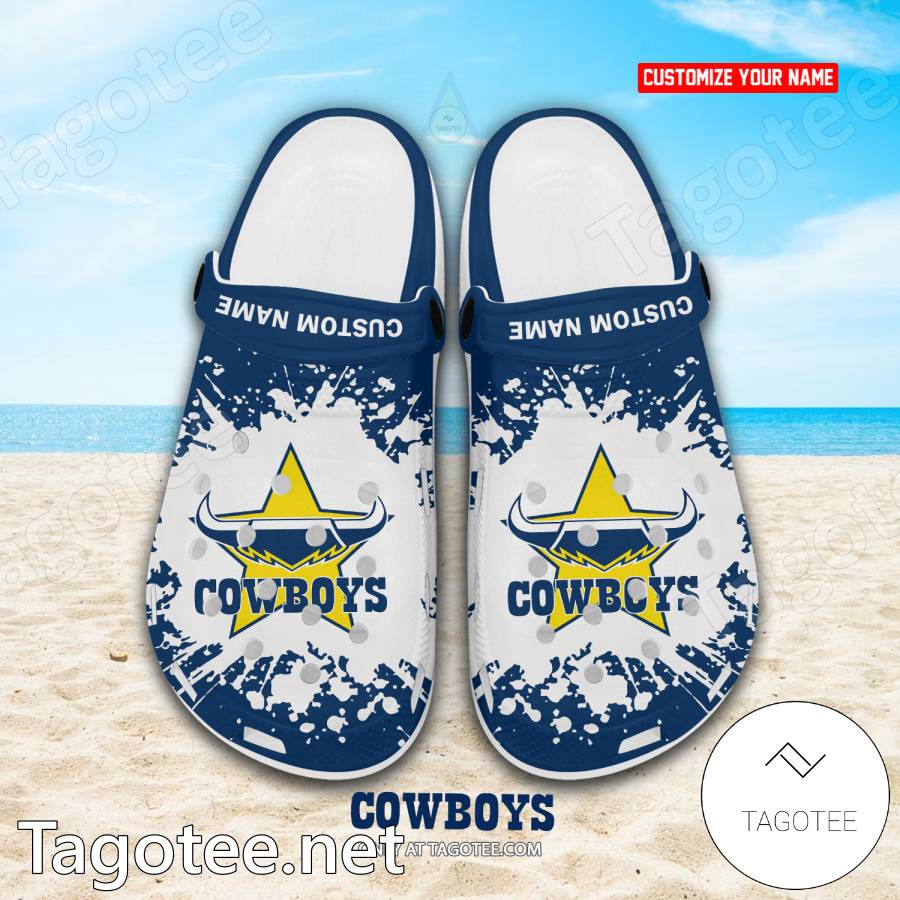 North Queensland Cowboys Custom Crocs Clogs - EmonShop a