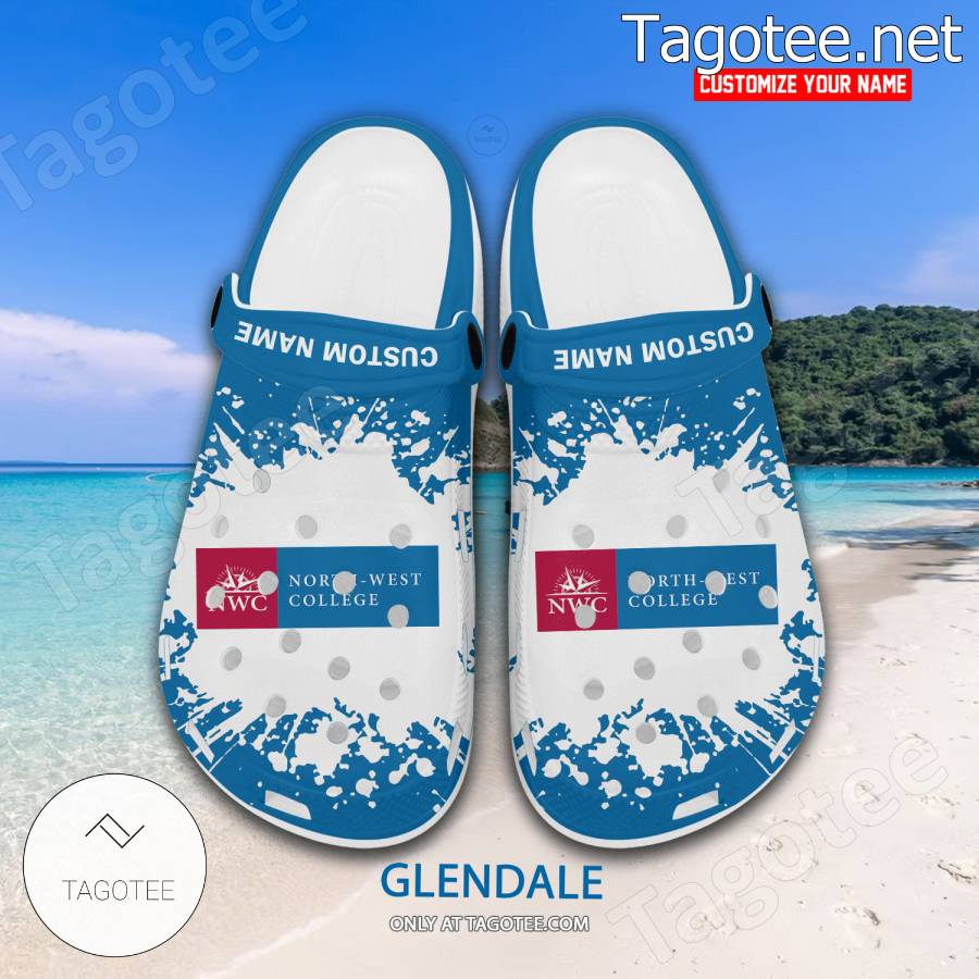 North-West College-Glendale Logo Crocs Clogs - BiShop a