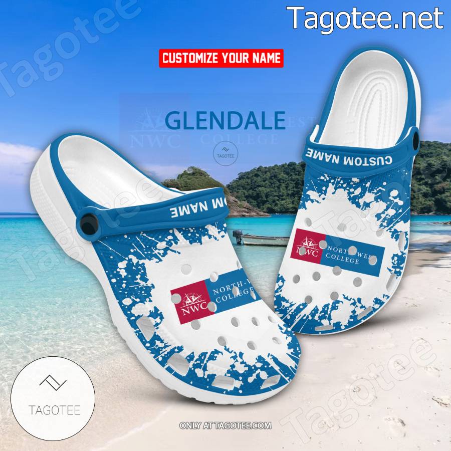 North-West College-Glendale Logo Crocs Clogs - BiShop