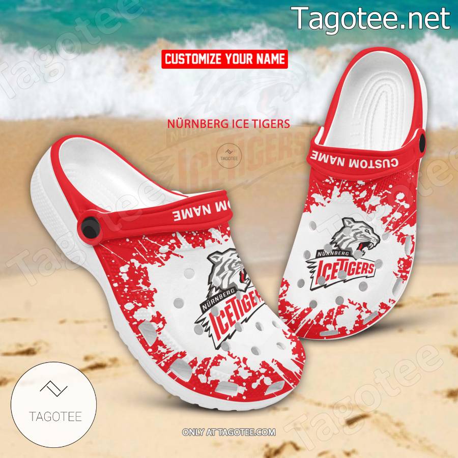 Nurnberg Ice Tigers Personalized Crocs Clogs - EmonShop