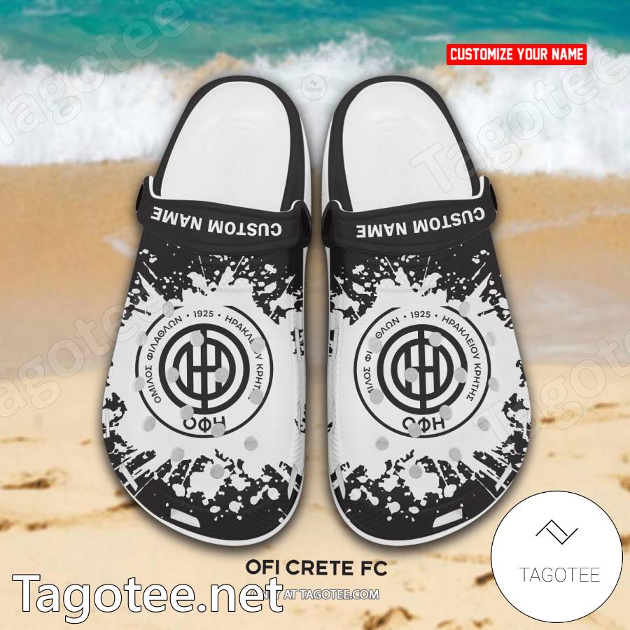 OFI Crete Custom Name Crocs Clogs - EmonShop a