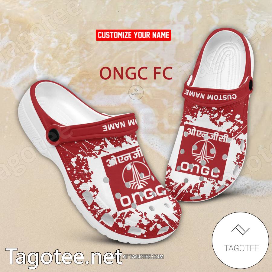 ONGC FC Custom Name Crocs Clogs - EmonShop