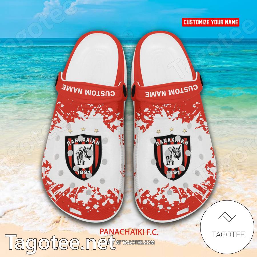 Panachaiki FC Custom Name Crocs Clogs - EmonShop a