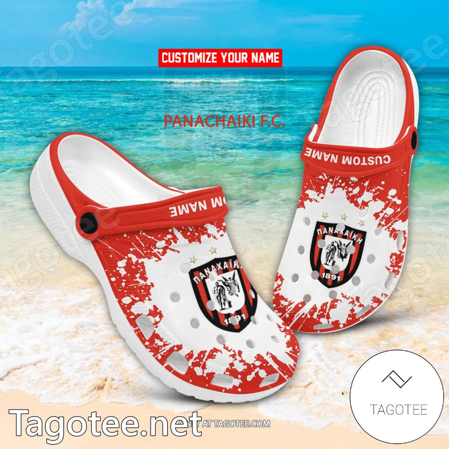 Panachaiki FC Custom Name Crocs Clogs - EmonShop