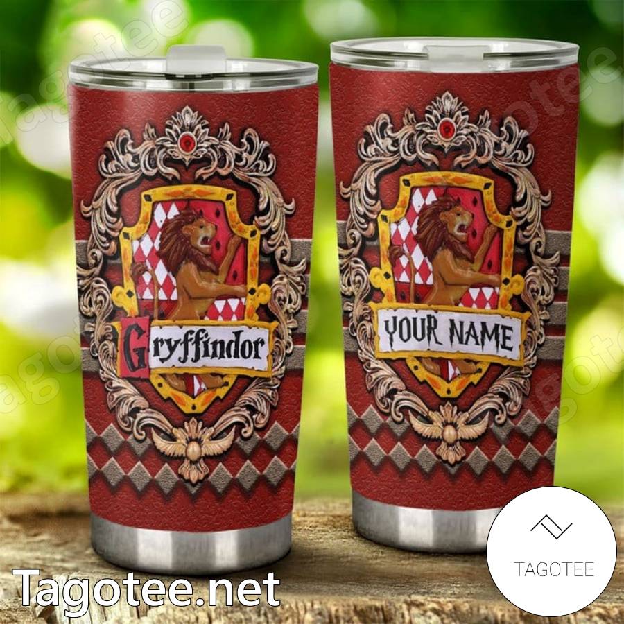 Free Personalized Harry Potter Gryffindor Tumbler