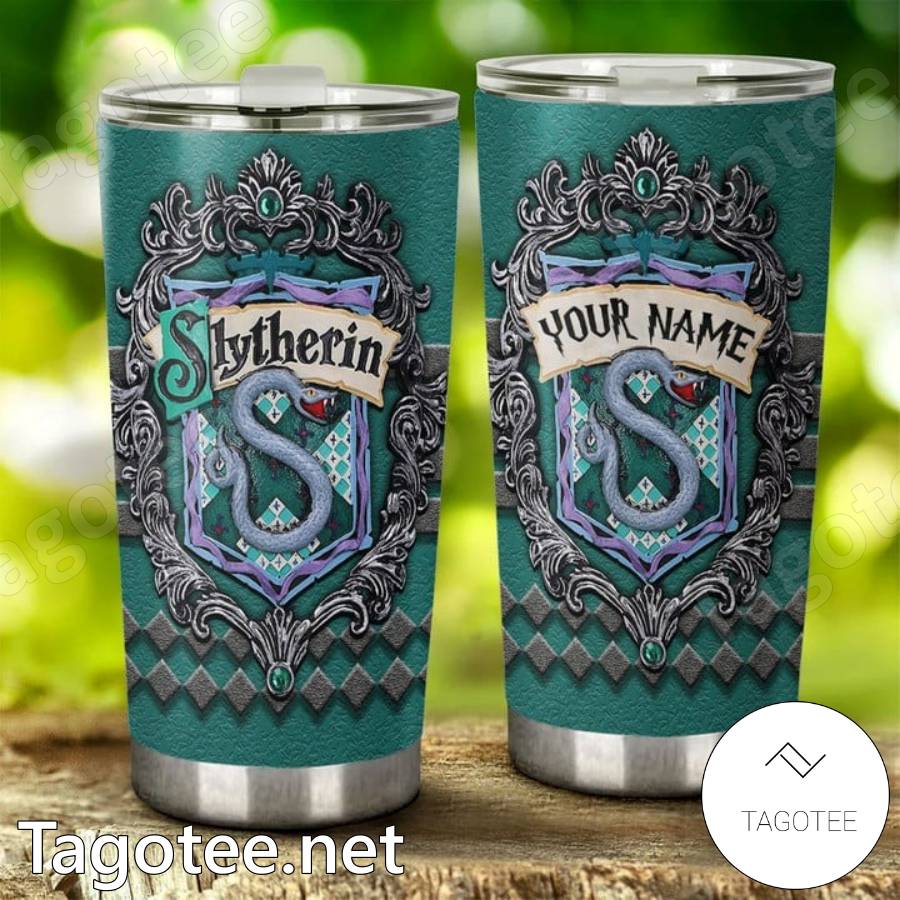 Ships From USA Personalized Harry Potter Slytherin Tumbler