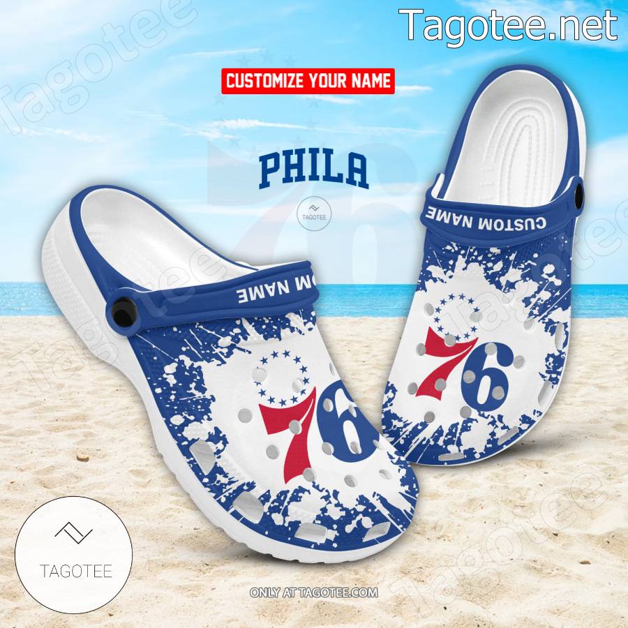 Philadelphia 76ers Crocs Clogs - EmonShop