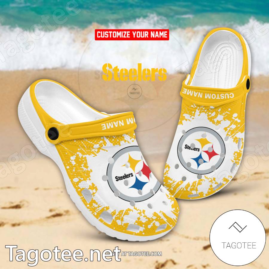 Pittsburgh Steelers Custom Crocs Clogs - EmonShop