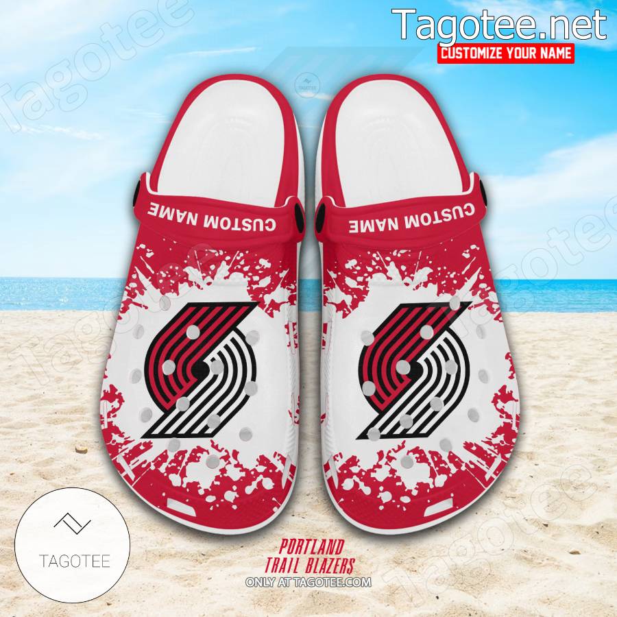 Portland Trail Blazers Crocs Clogs - EmonShop a