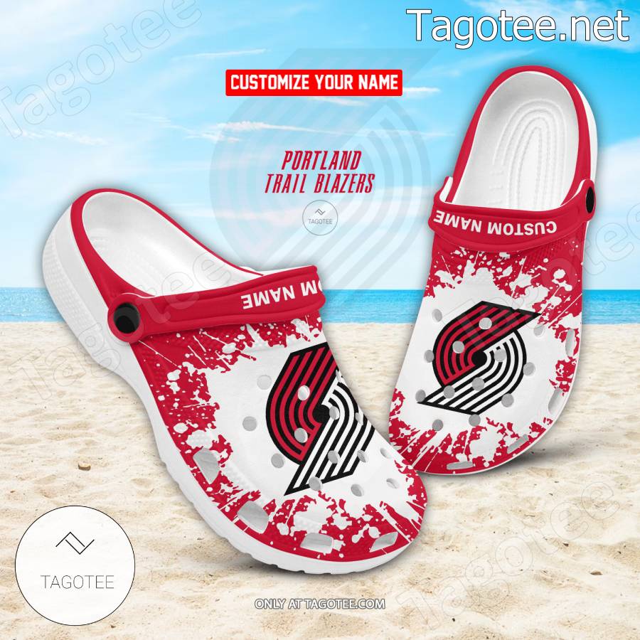 Portland Trail Blazers Crocs Clogs - EmonShop